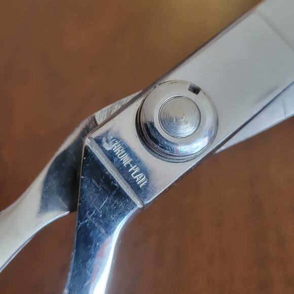 Vintage Wiss Chrome Plate Zig Zag Pinking Shears Scissors Newark, NJ, USA - Picture 9 of 12